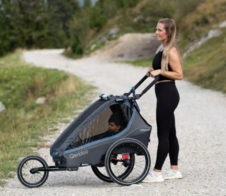 Vozík QERIDOO KidGoo1 Dark Steel Grey