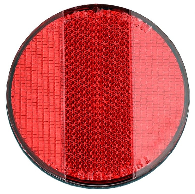 Odrazka Z červená průměr 66mm