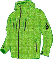Dámská lyžařská bunda ENERGIAPURA KALMAR LADY, zelená