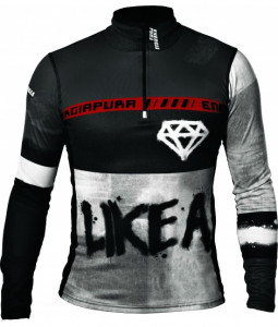 Triko na zip ENERGIAPURA UTLEY DIAMOND antracit