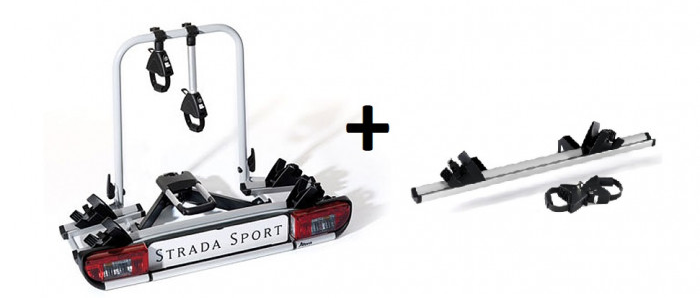 Nosič kol na tažné Atera Strada Sport M2 + adaptér pro 3.kolo