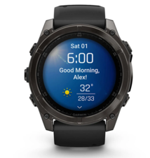 fenix 8, 51 mm, AMOLED, Sapphire, Carbon grey DLC s BlackGrey_1