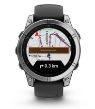 fenix E, 47 mm, AMOLED, Nerez ocelčerný řemínek_1