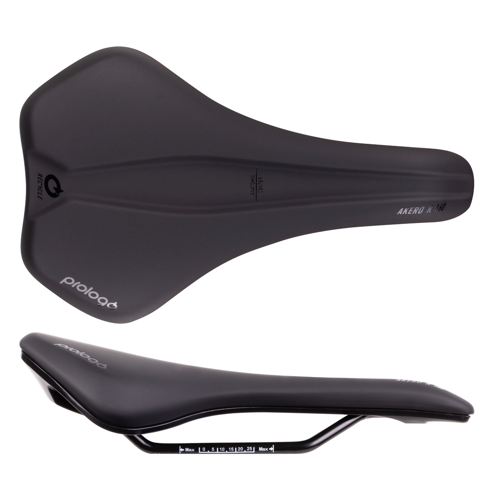 Sedlo PROLOGO AKERO R RECYCLED STEEL 160 černé