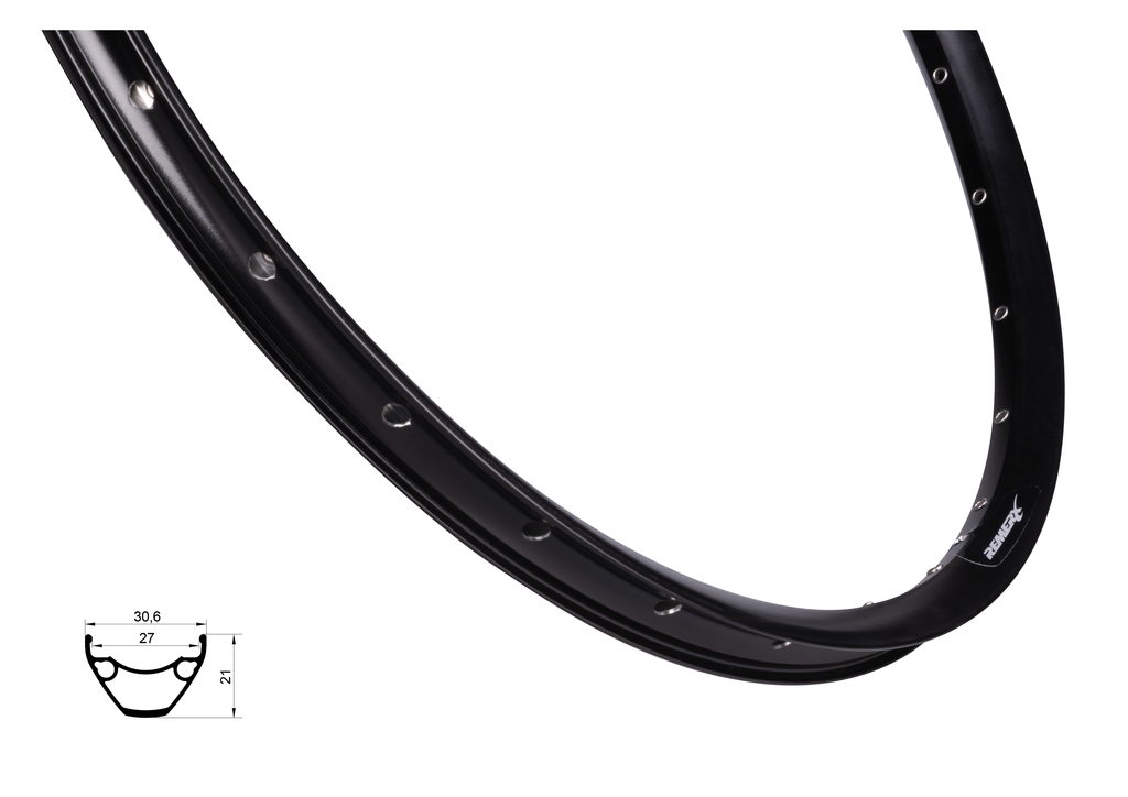 Ráfek REMERX RX 3027 DISC 584x27, 28děr, černý