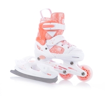 Brusle kolečkové/zimní dětské Tempish RS TON GIRL DUO LED roztahovací