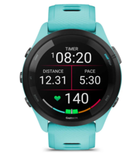 Forerunner 265, luneta Black, pouzdro Aqua, řemínek silicone AquaBlack_1