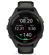 Forerunner 265S, luneta Black, pouzdro Black, řemínek silicone BlackYellow_1