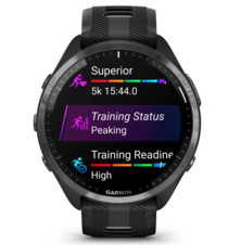Forerunner 965, titanová luneta Carbon Grey DLC, pouzdro Black, řemínek silicone BlackGrey_1