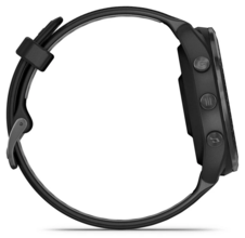Forerunner 965, titanová luneta Carbon Grey DLC, pouzdro Black, řemínek silicone BlackGrey_4