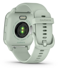 Venu Sq 2, Metallic MintCool Mint silicone band_2