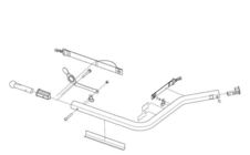 Náhradní rameno Thule Hitch Arm Assembly