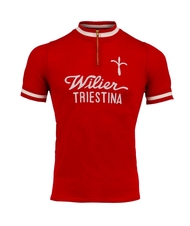 Dres WILIER LANA RETRO krátký rukáv, červený