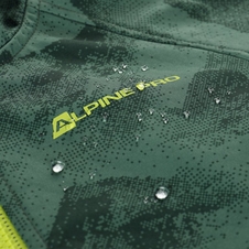 Bunda dětská ALPINE PRO EZORO softshellová s membránou zelená