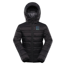 Bunda dětská ALPINE PRO DOUWO HI-THERM oboustranná černá