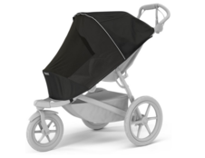 Kočárek Thule Set 7v1 Urban Glide 3 Black + pláštěnka + ochranná síť + madlo + korbička Black_4