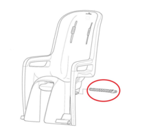 Náhradní páčka pro dětské cyklosedačky Thule RideAlong