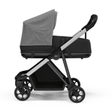 Kočárek Thule Shine Grey Melange on Aluminum 2023 + korbička_2