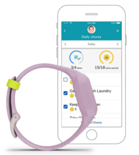 Garmin vívofit jr. 3, Floral Pink_2