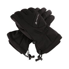 Rukavice unisex ALPINE PRO OLEWE s membránou PTX černé