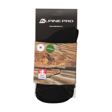 Ponožky ALPINE PRO KEROWE antibakteriální černé