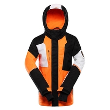 Bunda dětská ALPINE PRO DEARO s membránou PTX oranžová