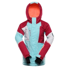 Bunda dětská ALPINE PRO DEARO s membránou PTX modrá limpet shell