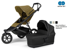 Kočárek Thule Urban Glide 3 Nutria Green + hluboká korba (libovolná barva)