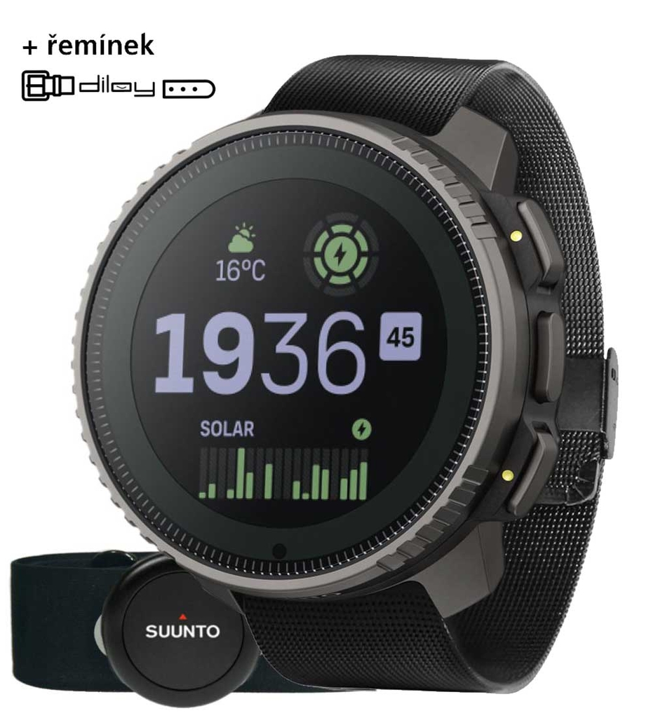 Hodinky Suunto Vertical Titanium Solar Performance + luxusní ocelový řemínek