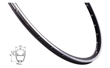 ráfek MACH1 ROAD RUNNER 622x15, 32 děr, černý