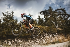 Boty Force DOWNHILL, šedo-černé