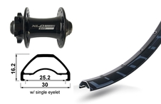 Zapletené kolo 29 XLC Rodi Ready 622-25 přední 32 děr Niro