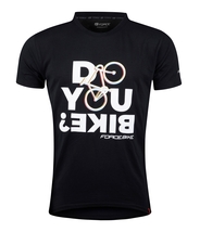 Triko Force BIKE krátký rukáv, černé
