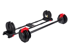 Činky nastavitelné Acra sada 24 kg 3v1
