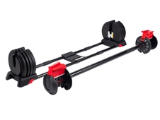 Činky nastavitelné Acra sada 24 kg 3v1