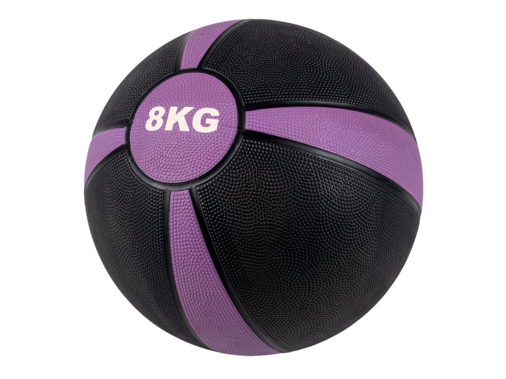 Medicinbal 8kg purpurovo-černý