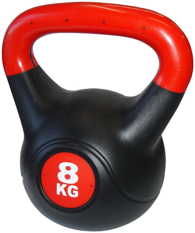 Činka kettlebell Acra s cementovou náplní 8kg