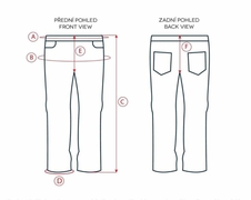 Kalhoty dlouhé HAVEN FACTORY air khaki kratší