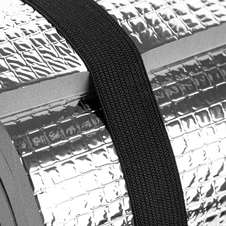 Turistická dvouvrstvá karimatka s hliníkovou izolací Spokey HIBERNATION, 180x50x1cm