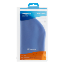 Plavecká čepice Spokey EARCAP, stříbrná