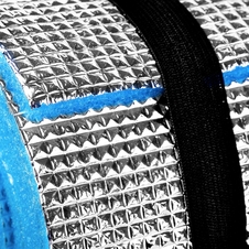 Turistická dvouvrstvá karimatka s hliníkovou izolací Spokey EIGER, 180x50x0,8cm