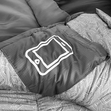 Spací pytel Spokey POLARIS 350, -9°C, černo-šedý