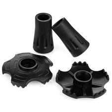 Trekingové hole Spokey ZION, 3dílné, šedo-černé