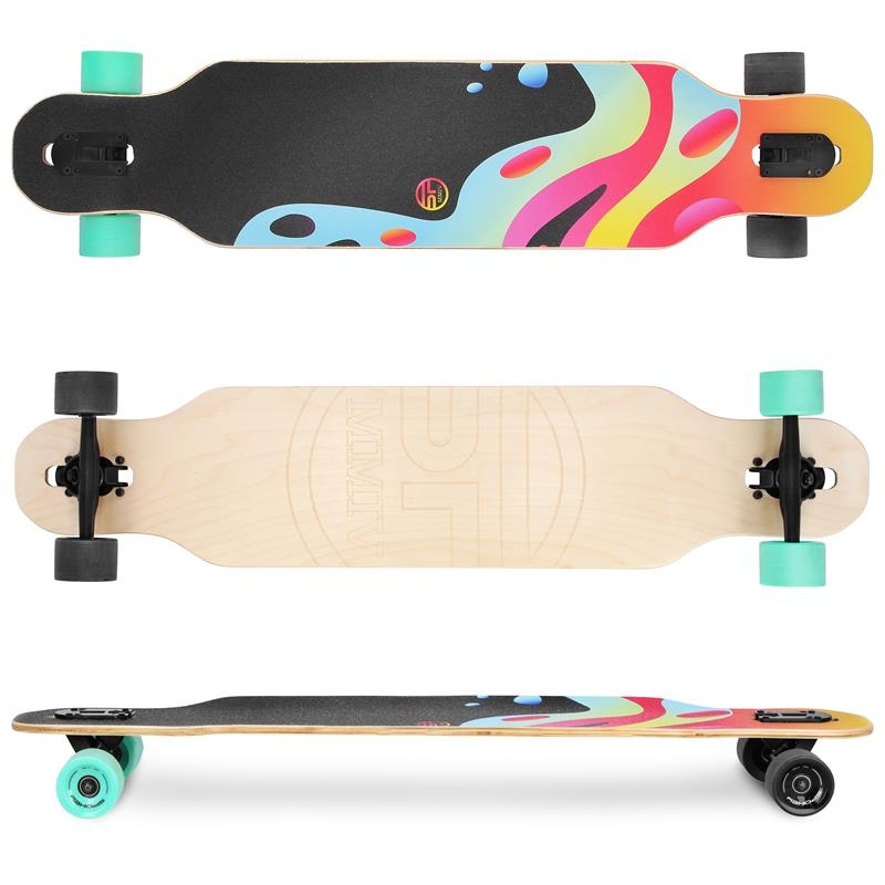 Longboard Spokey LONGBAY PRO 104x24cm, ABEC7