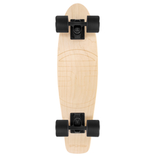 Dřevěný pennyboard 56x15cm Spokey WOO-FISH, ABEC7, tmavě modrý