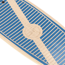 Dřevěný pennyboard 56x15cm Spokey WOO-FISH, ABEC7, tmavě modrý