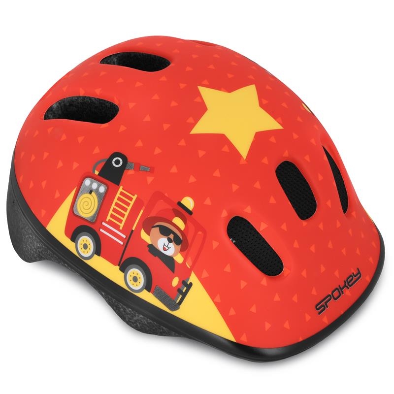Dětská cyklistická přilba Spokey FUN RESCUE, 52-56cm