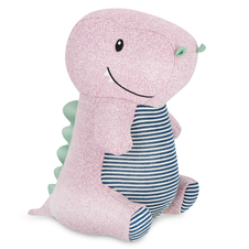 Dětský cestovní polštářek a plyšová hračka v jednom Spokey CUDDLY 2v1, hrošík