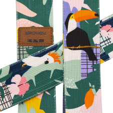 Sada 3 posilovacích bavlněných gum Spokey HOME JUNGLE SET + obal 