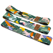 Sada 3 posilovacích bavlněných gum Spokey HOME JUNGLE SET + obal 